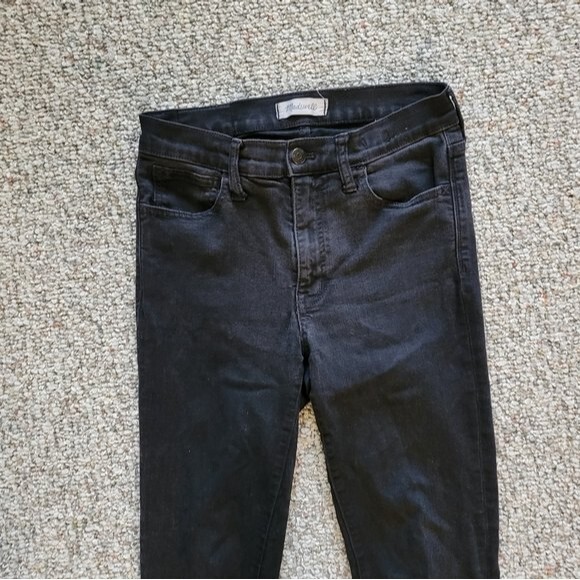 Madewell Roadtripper Skinny Jeans in Black Size 27 - Picture 3 of 8